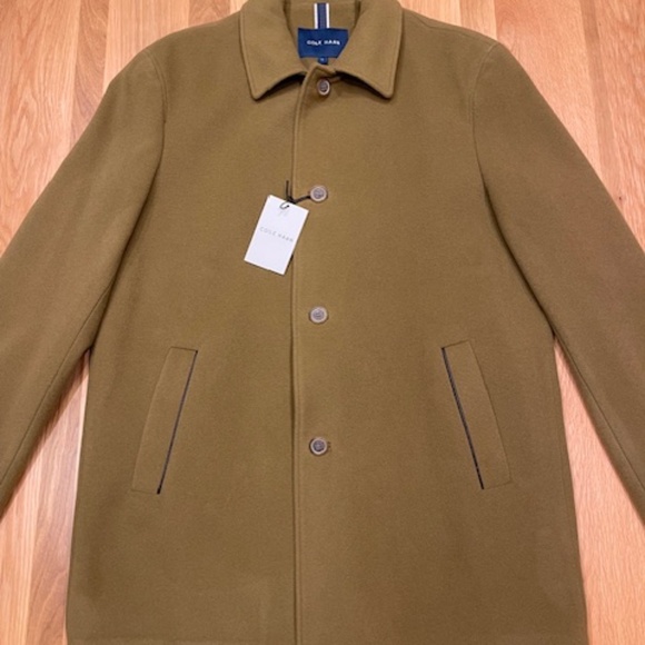 Cole Haan Men's Car Coat, L, Camel - Picture 1 of 6